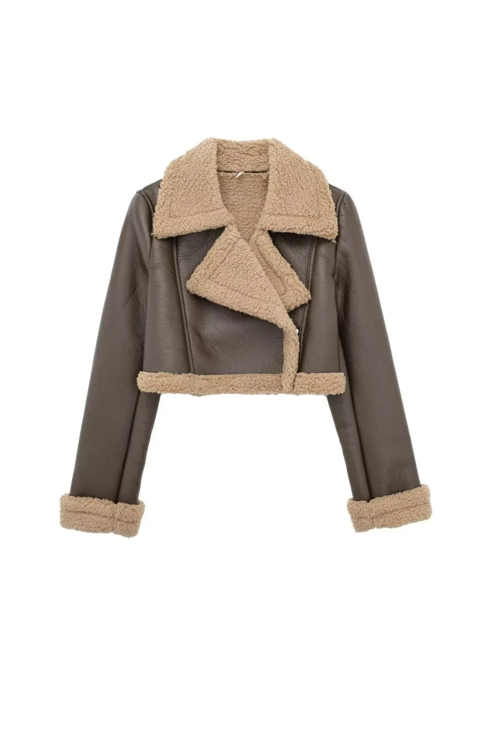 ‘ Joshua’ Cropped Double-Faced Cashmere Jacket