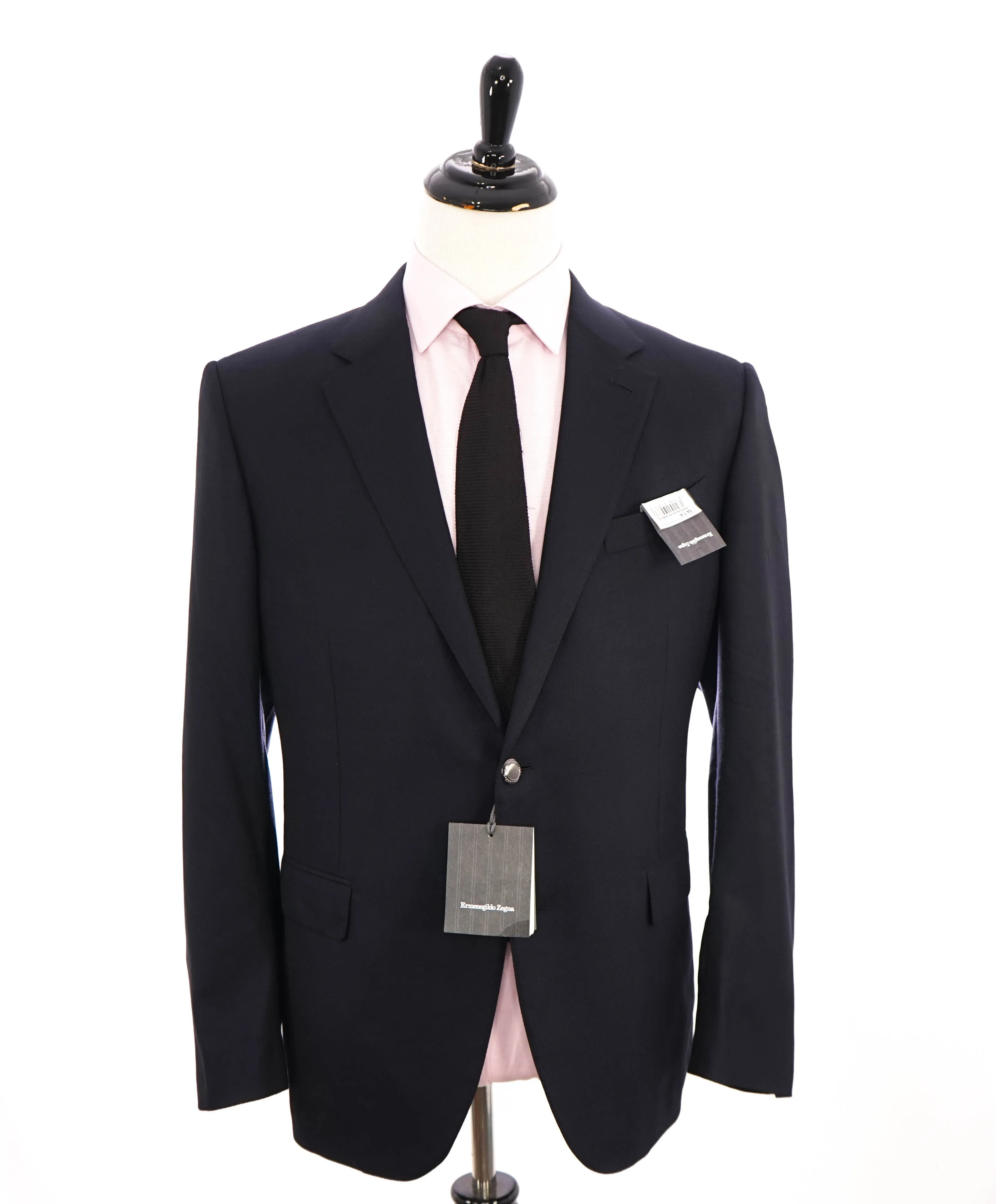 $3,295 ERMENEGILDO ZEGNA - "TROFEO COMFORT" Navy Blazer - 44R