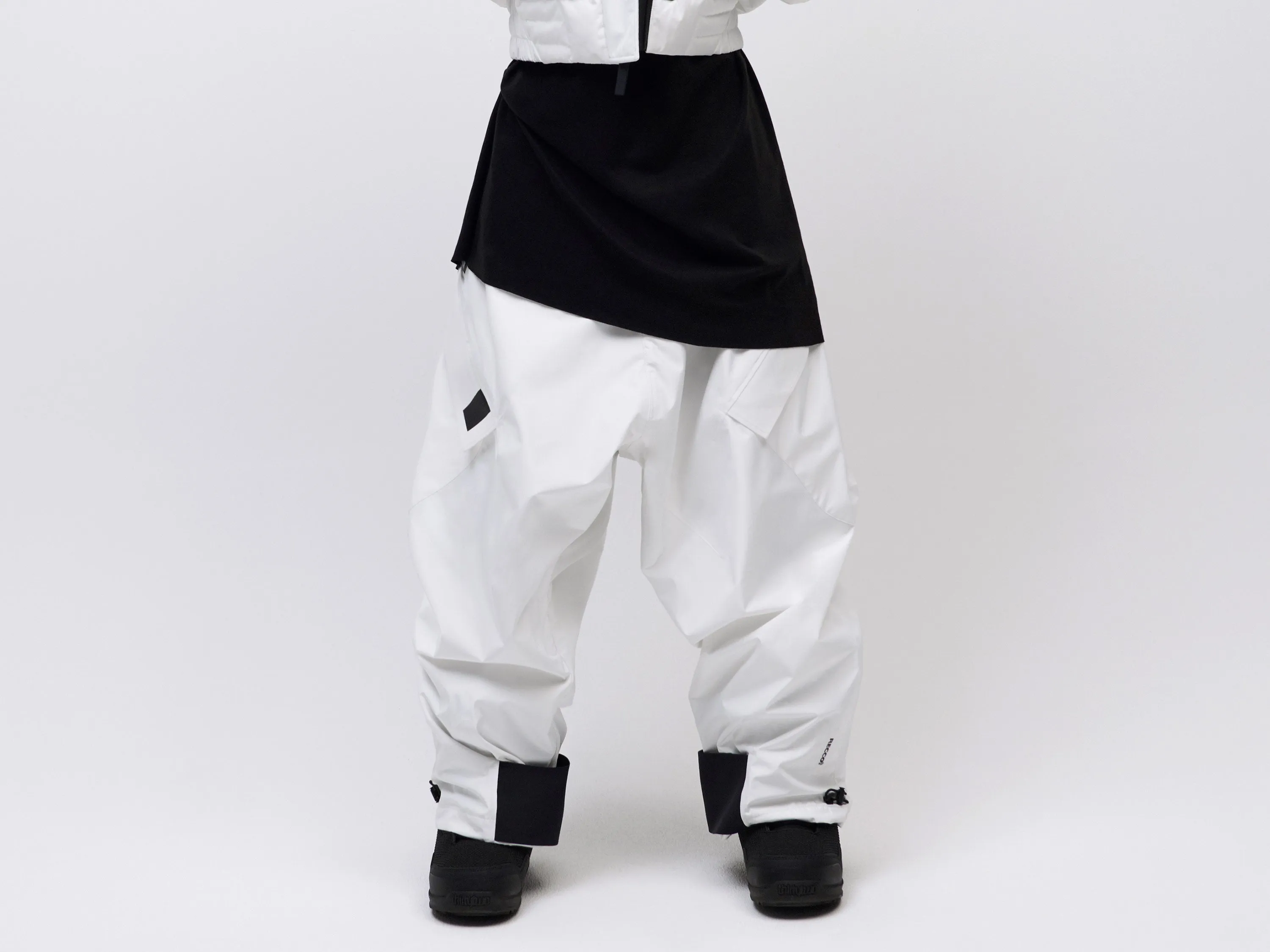 3L Shell Cargo Pant - White