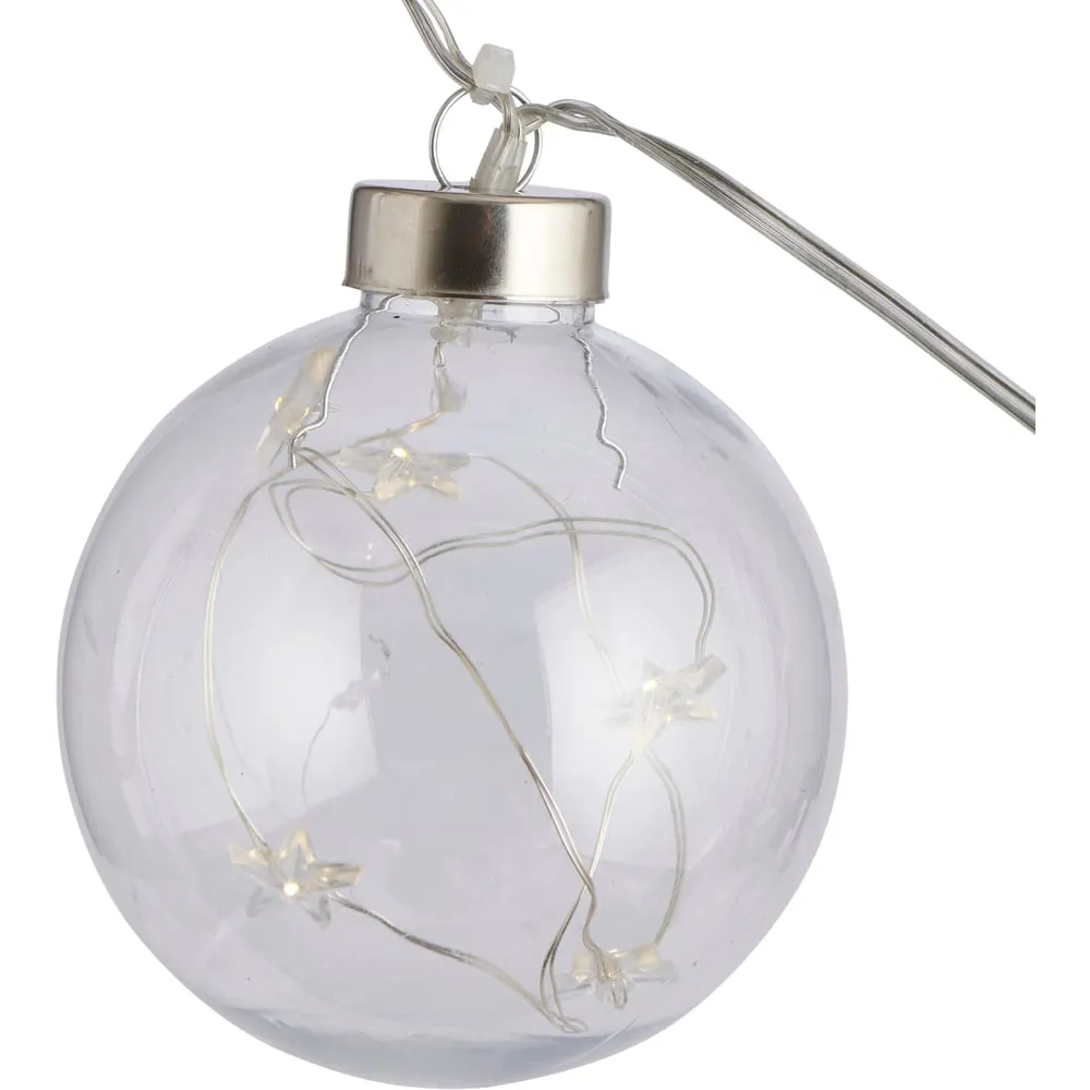 6 Encapsulated Stars Bulb String Light - batteries included.