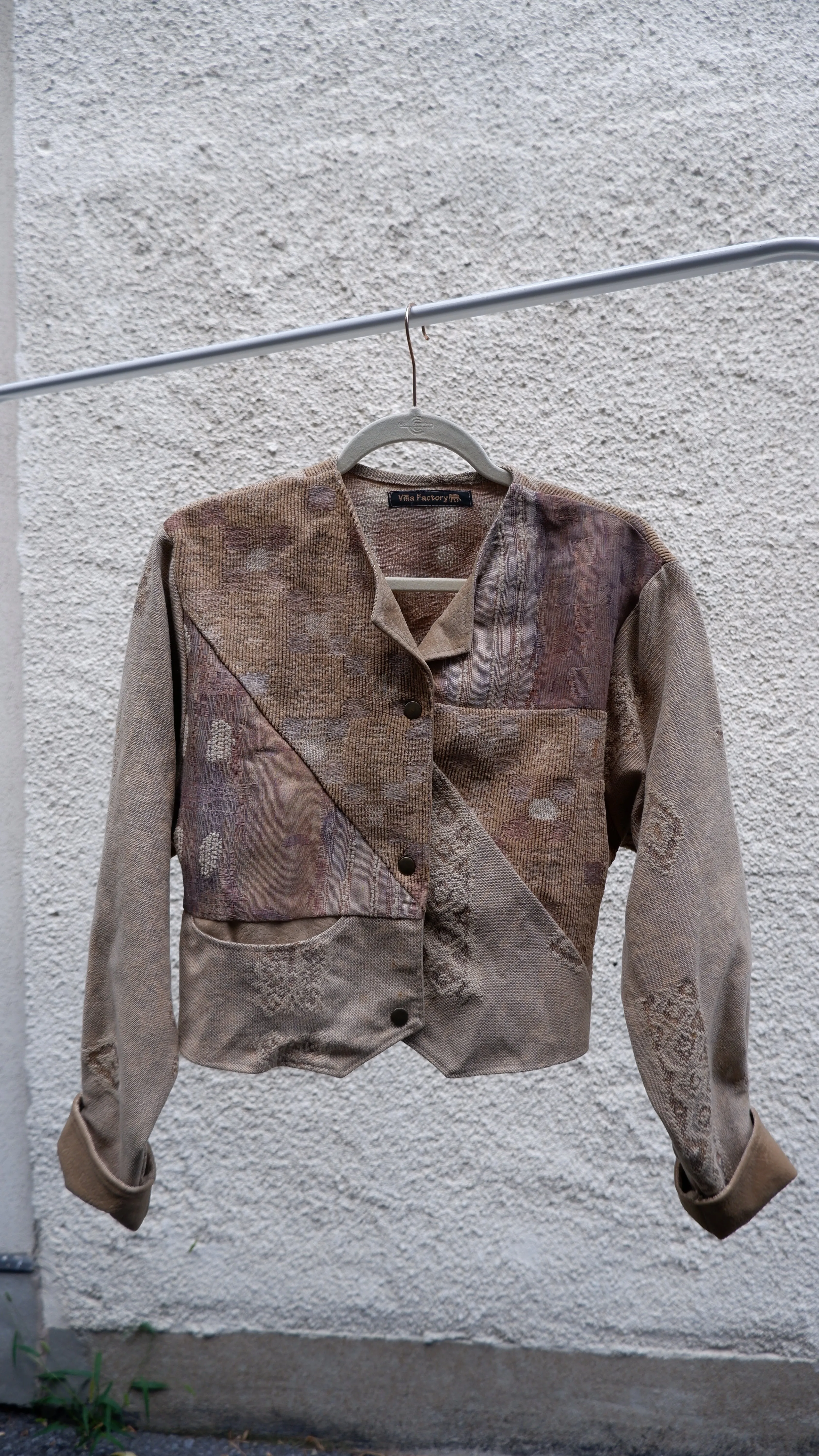 80s Cropped Tapestry Jacket - S/M