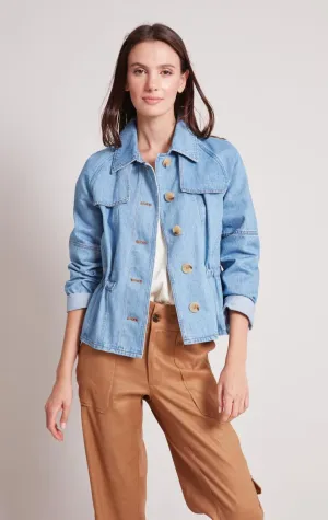 Adroit - Denim Cropped Jacket