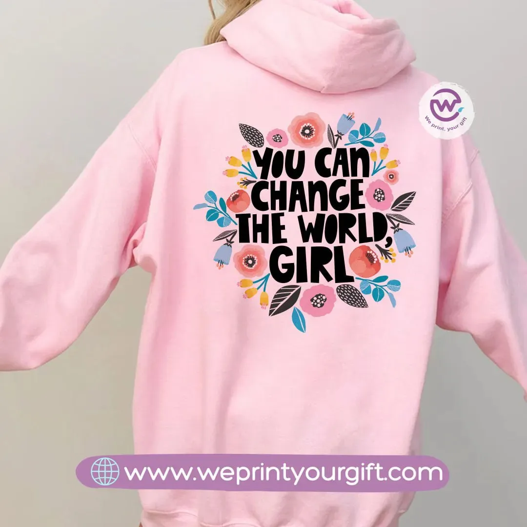 Adult hoodie-English Motivational Quotes