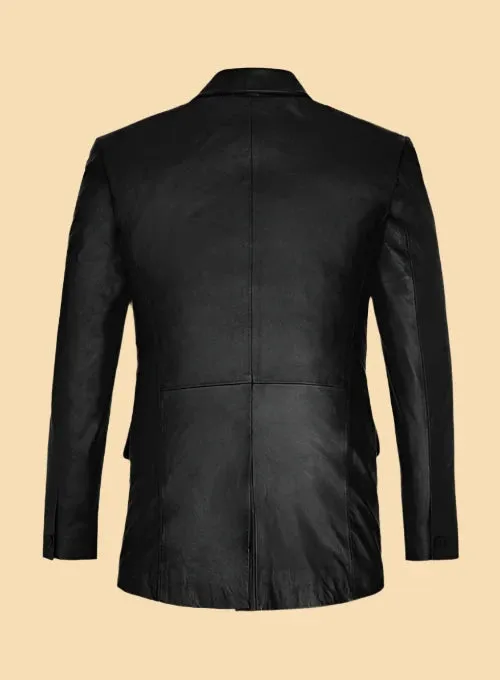 Al Pacino Leather Blazer