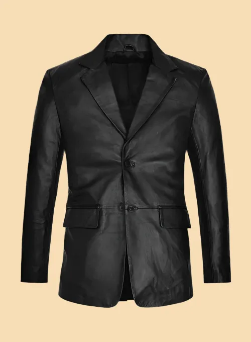 Al Pacino Leather Blazer