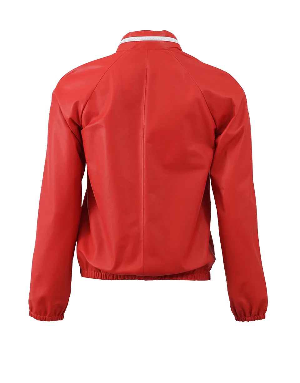 Alfa Leather Bomber Jacket