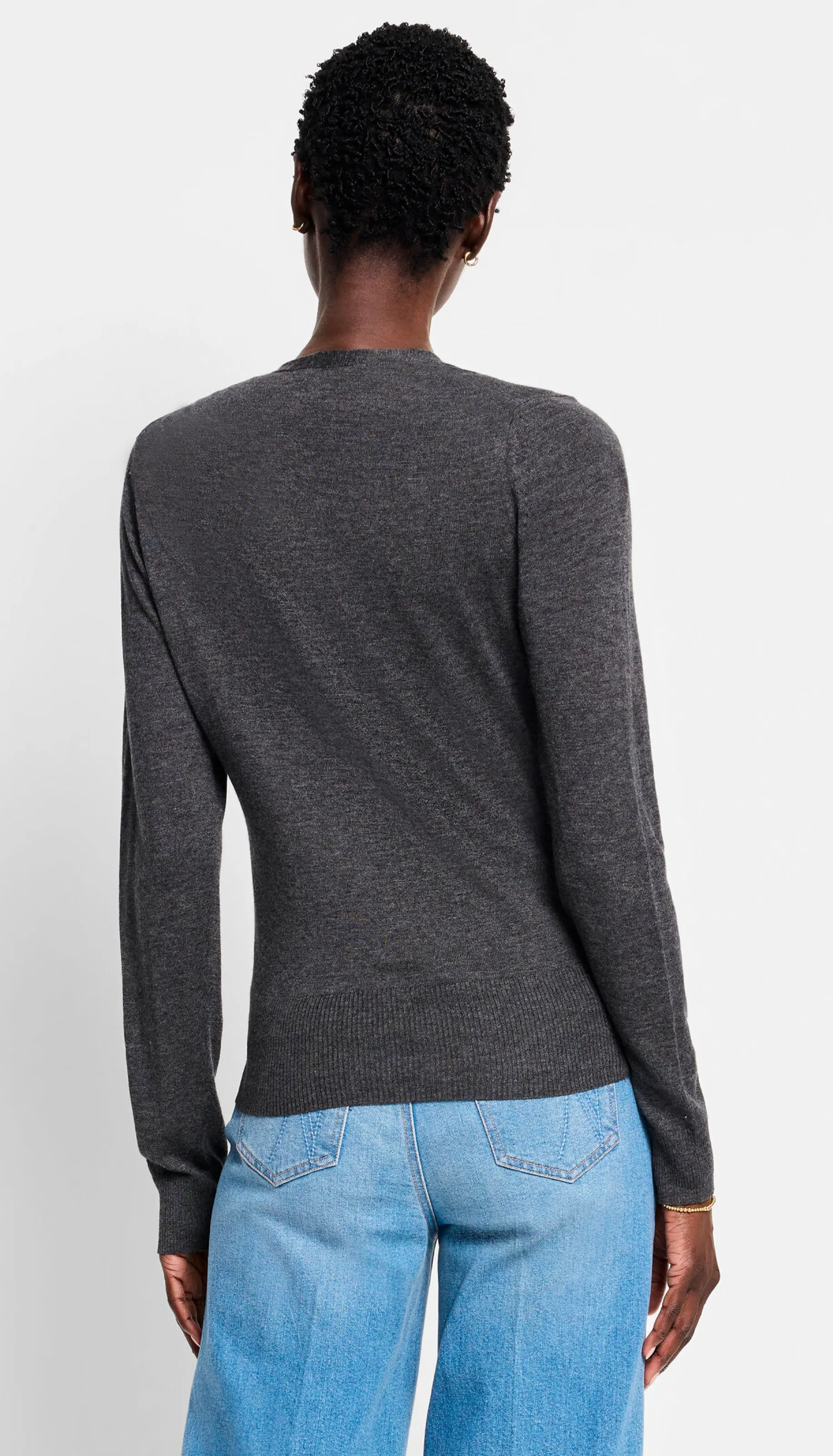 All Year 4 Way Cardigan - Charcoal Heather