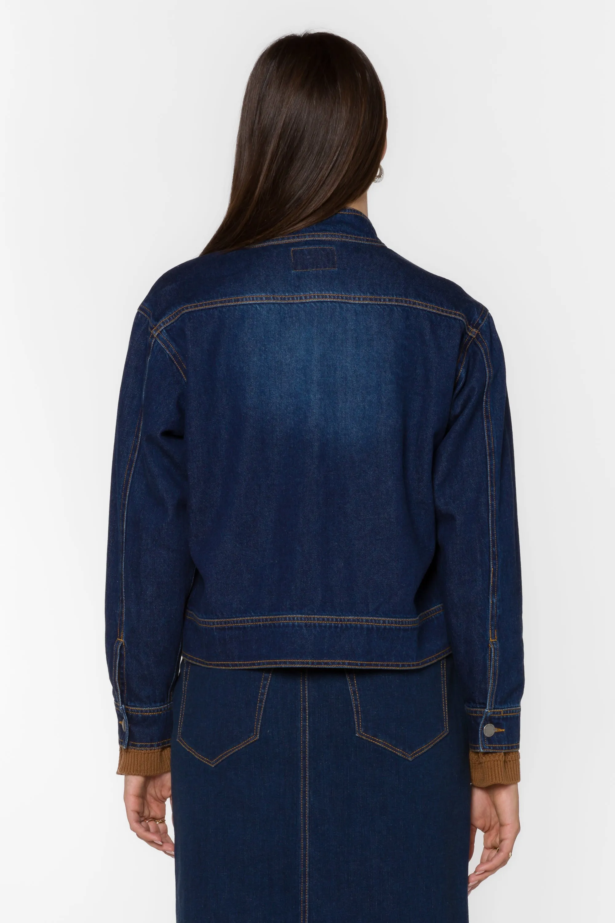 Atler Dark Blue Denim Jacket