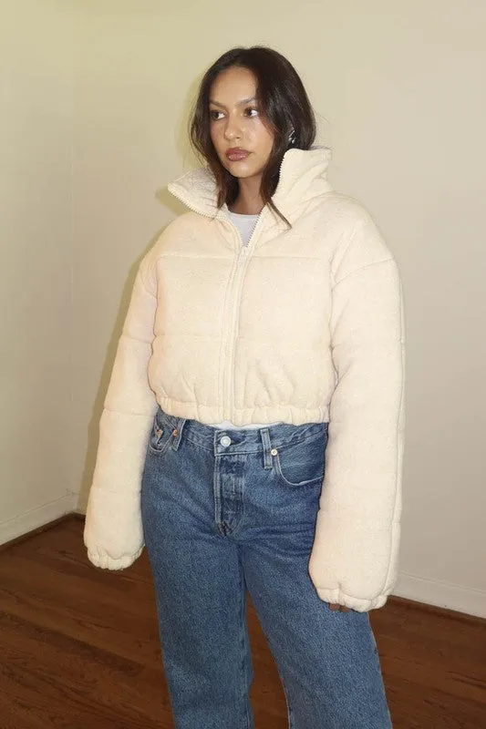 Ayla Knit Puffer Jacket