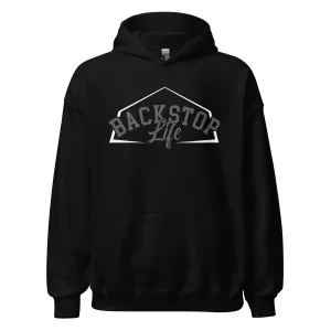 Backstop Life Blackout- Adult Hoodie