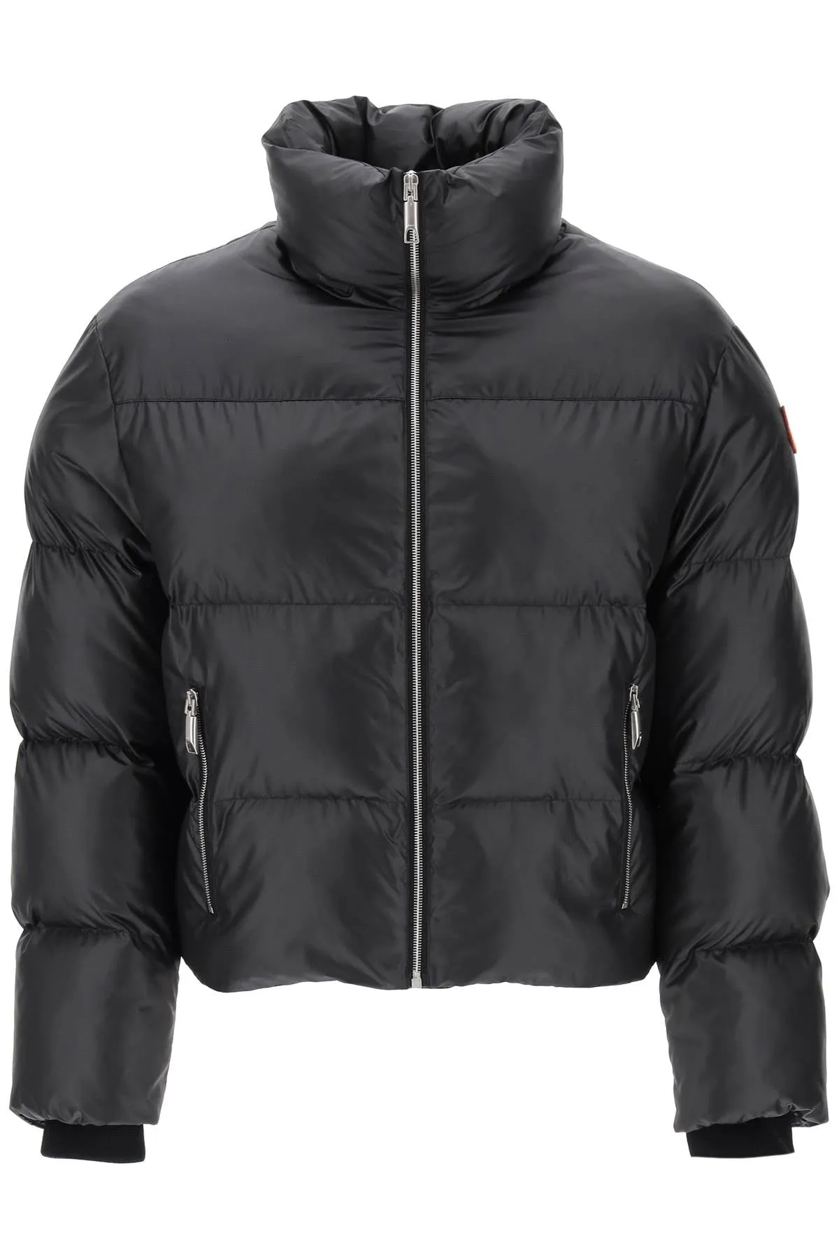 Bally cropped puffer jacket in ripstop