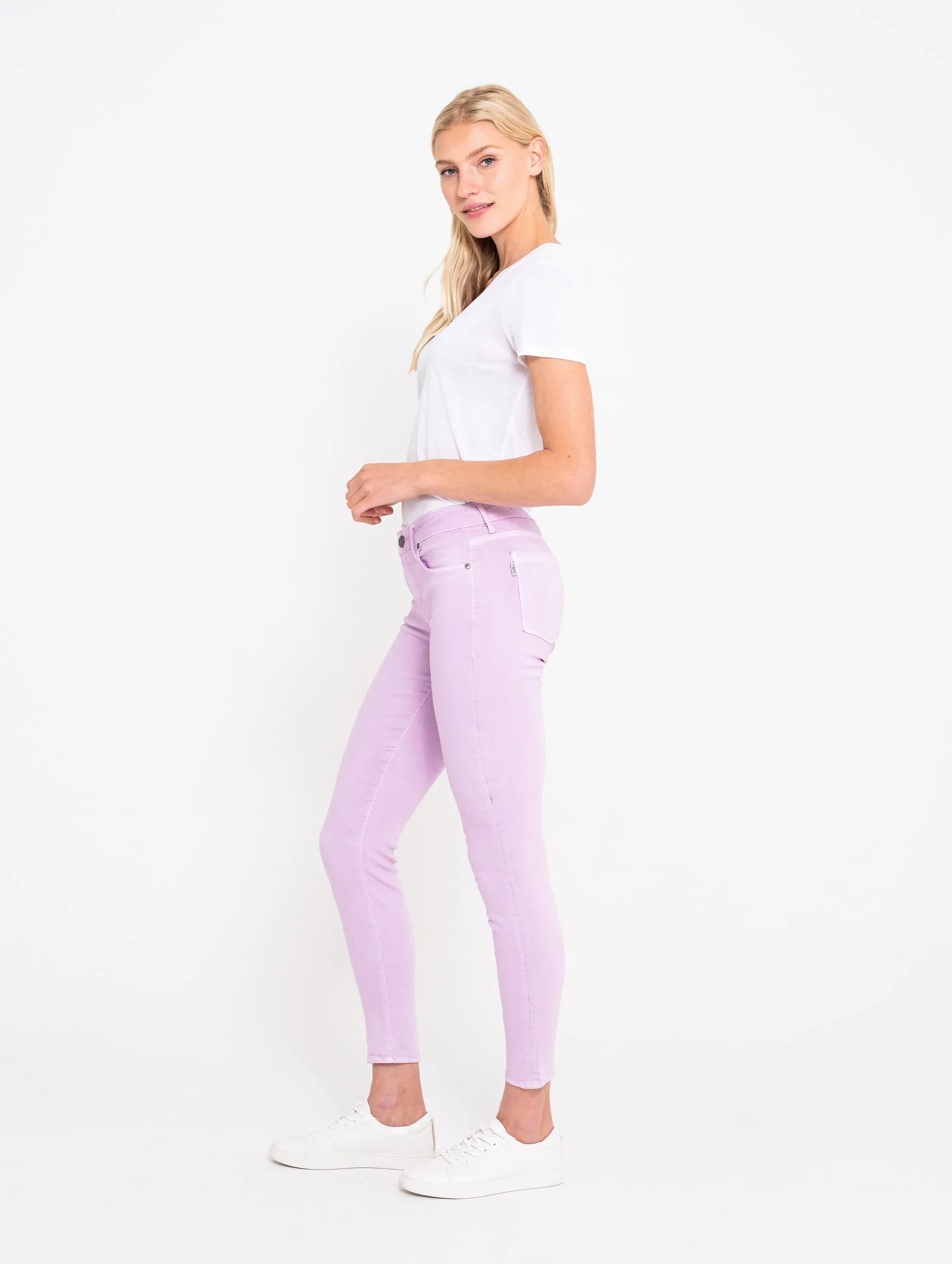 Bombshell Crop Skinny in Lilac