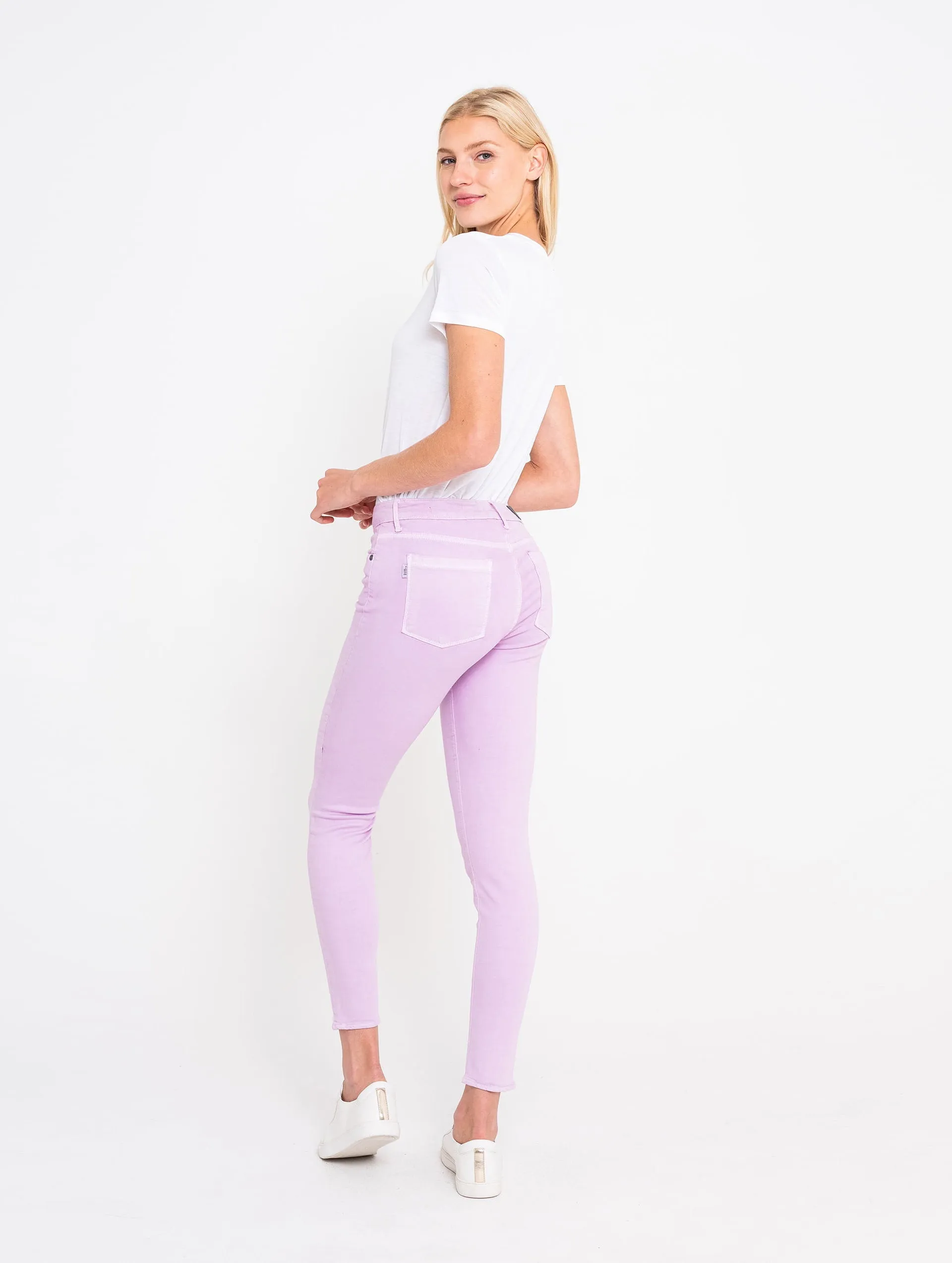 Bombshell Crop Skinny in Lilac