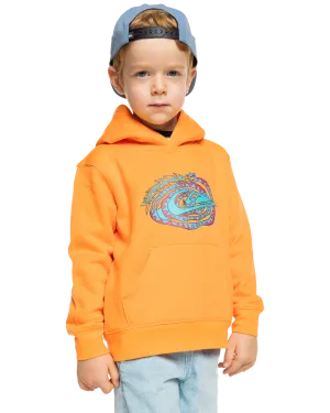 Boys Graphic Hoodie in Blazing Orange