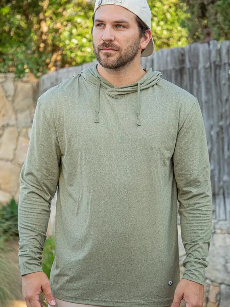 Burlebo Heather Sage Performance Hoodie