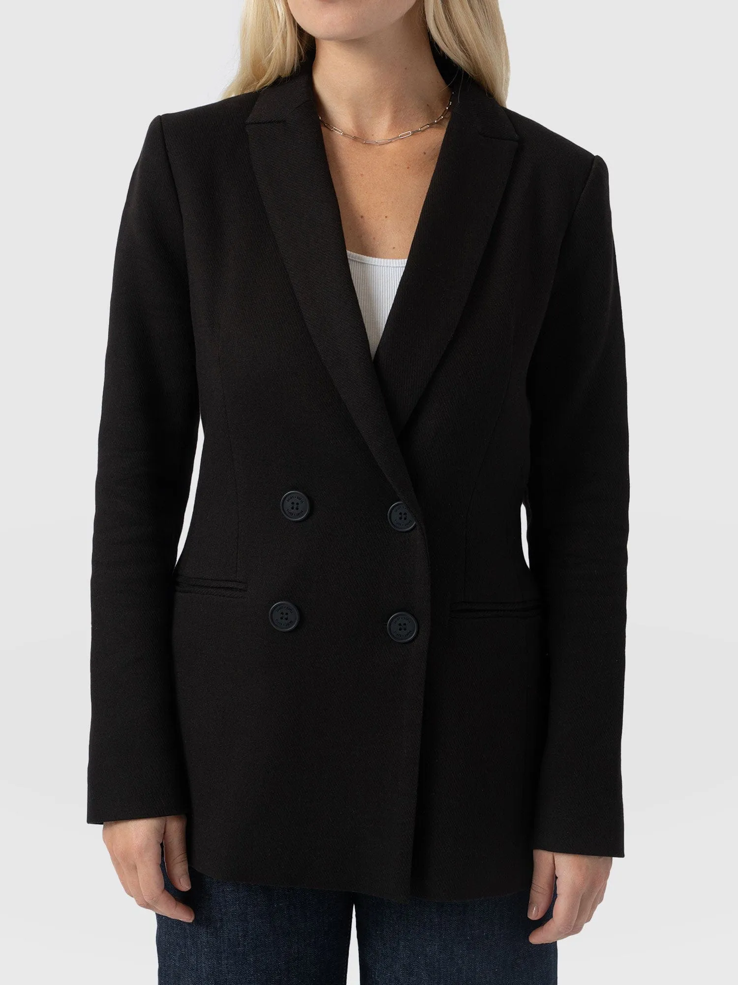 Cambridge Blazer Crepe - Black