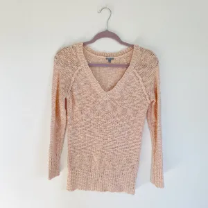 Charolette Russe Knit Blush Sweater Small