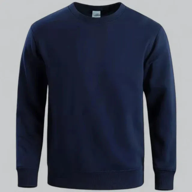 Classic Men's Crewneck Sweatshirt for Everyday Comfort