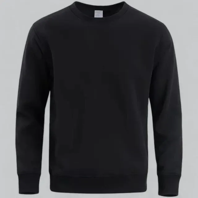 Classic Men's Crewneck Sweatshirt for Everyday Comfort