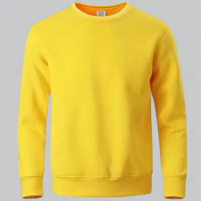 Classic Men's Crewneck Sweatshirt for Everyday Comfort