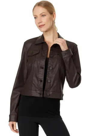 Coated Crop Jacket