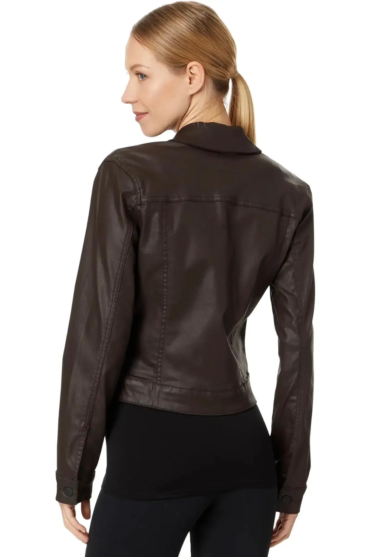 Coated Crop Jacket