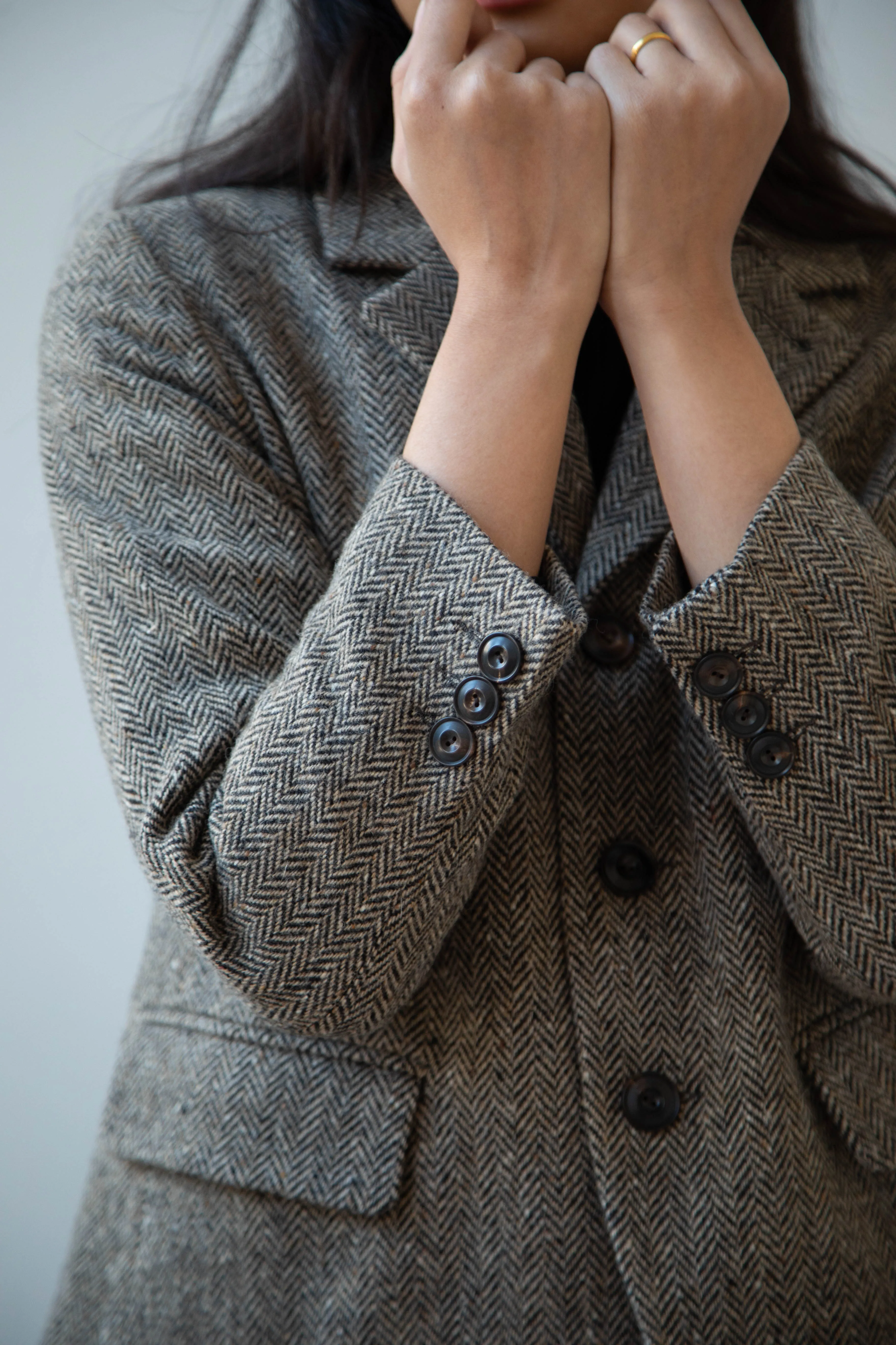 École de Curiosités | Joshua Jacket in Herringbone Wool