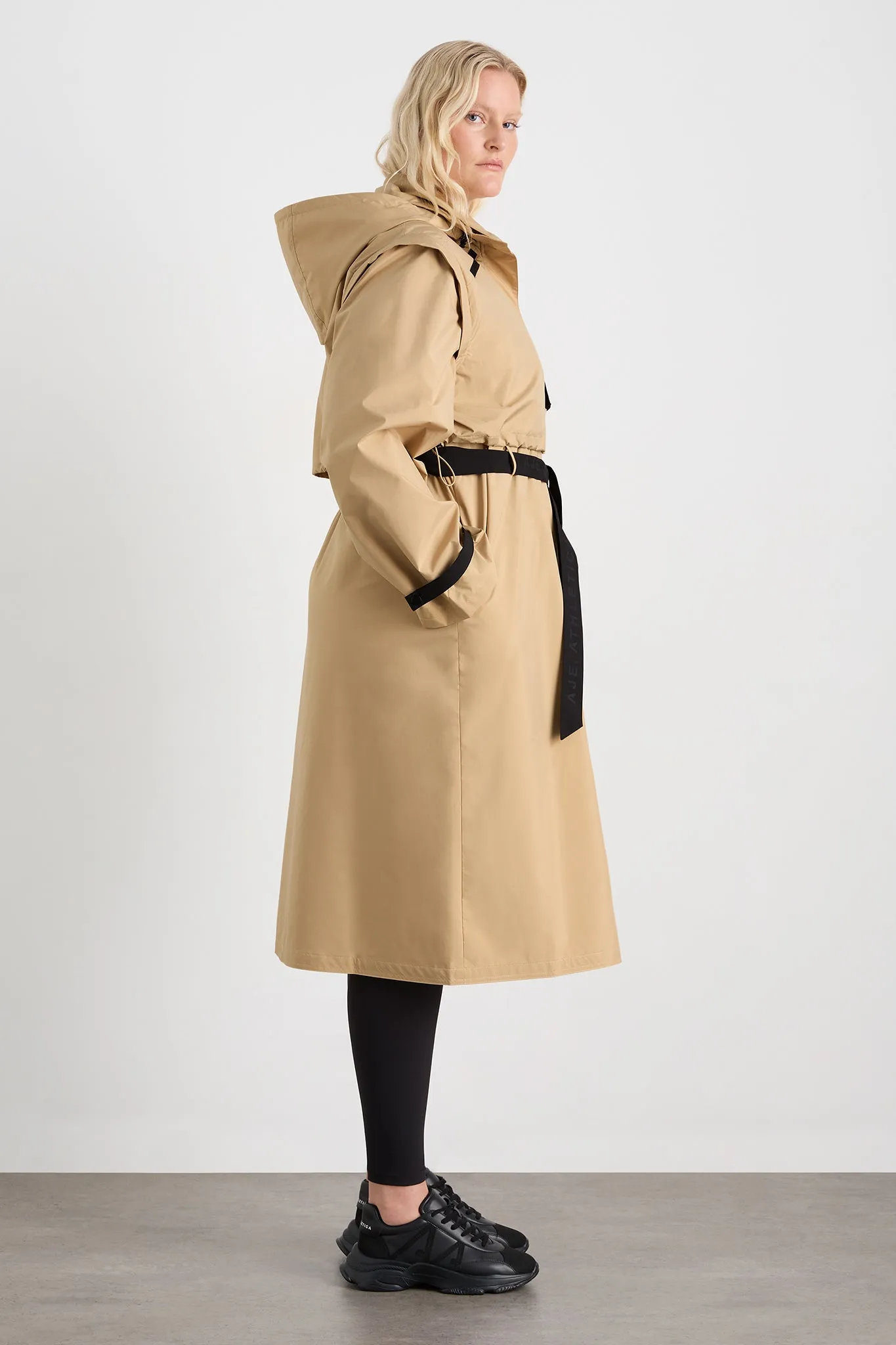 Convertible Belted Trench 703