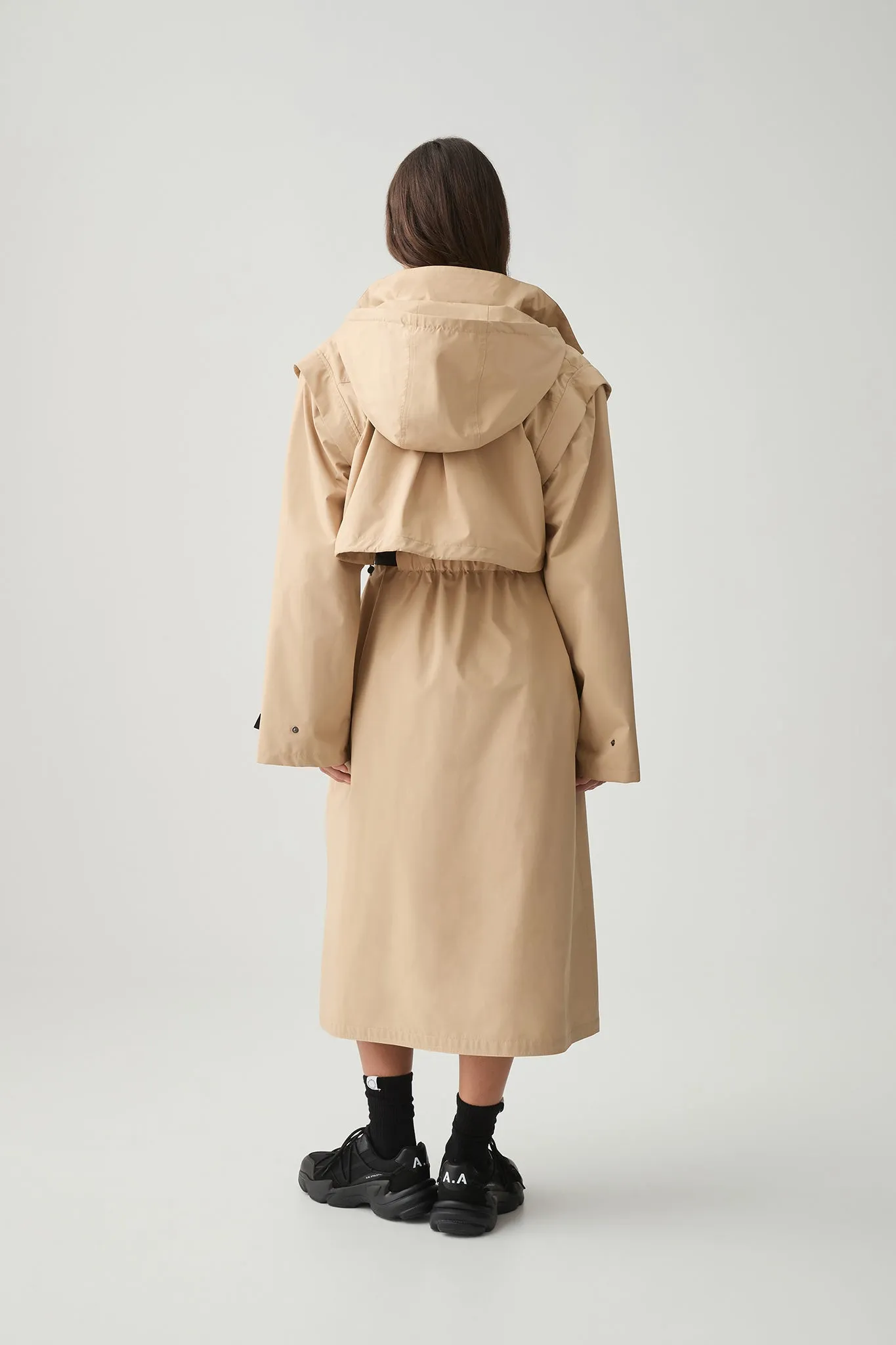 Convertible Belted Trench 703