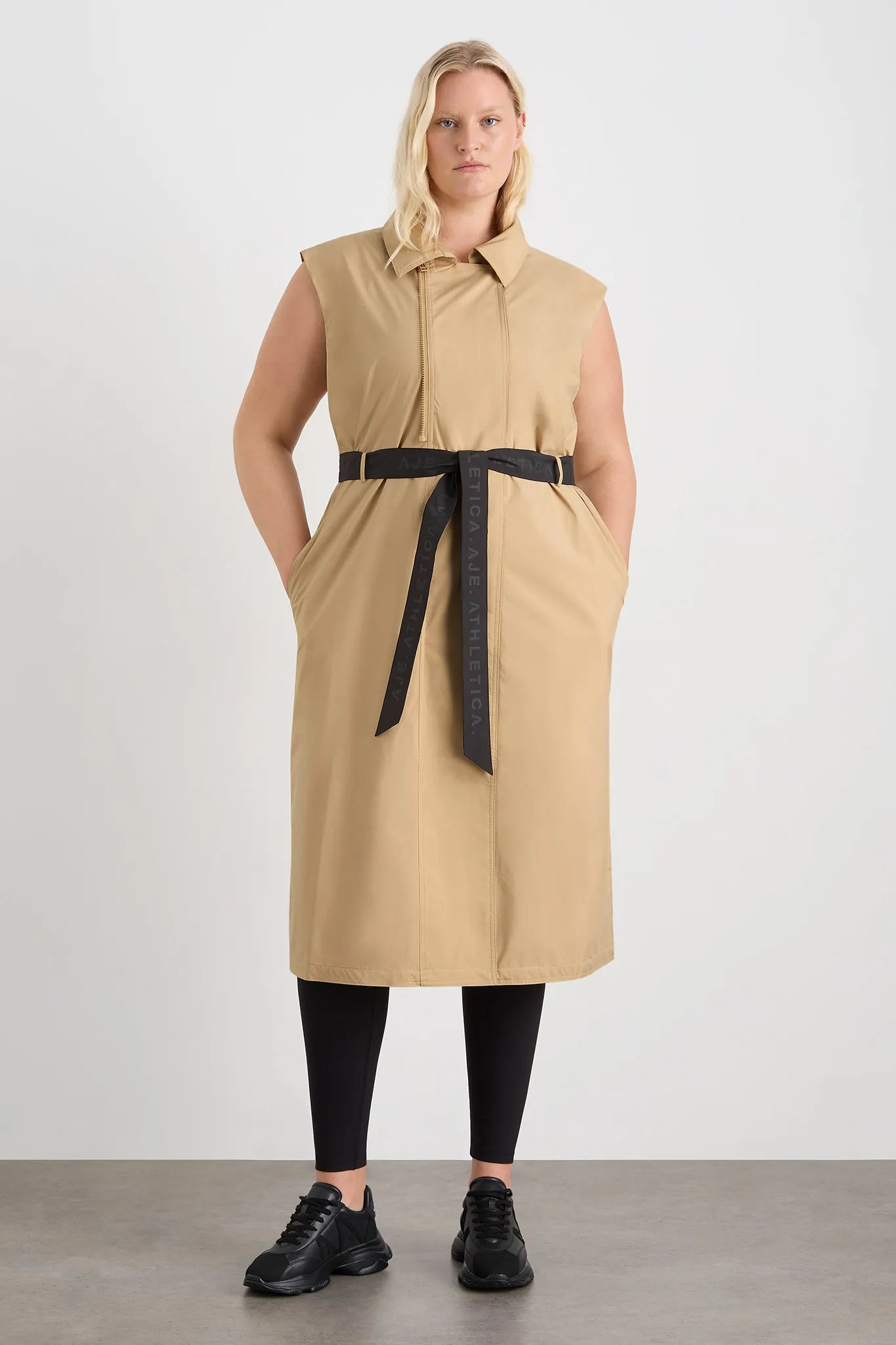 Convertible Belted Trench 703