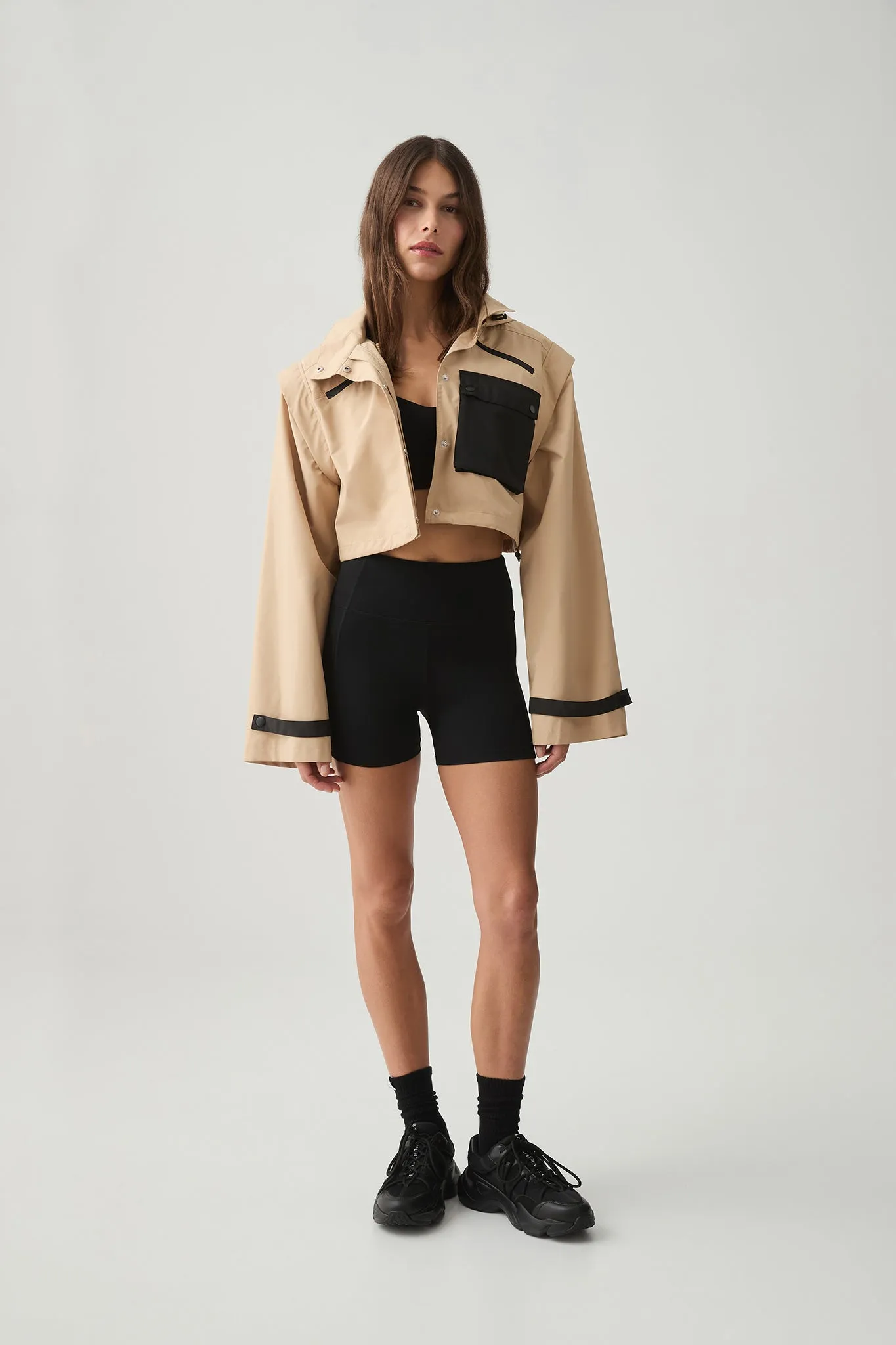 Convertible Belted Trench 703