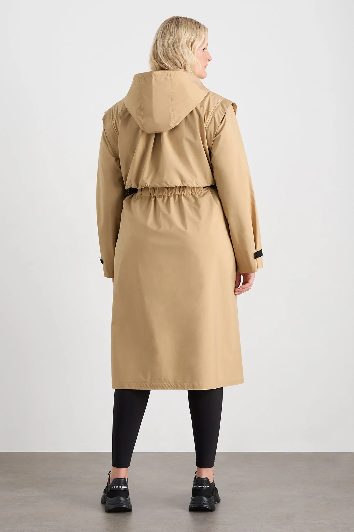 Convertible Belted Trench 703