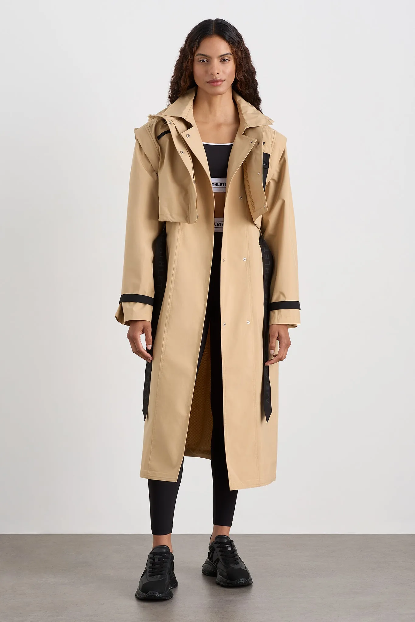 Convertible Belted Trench 703