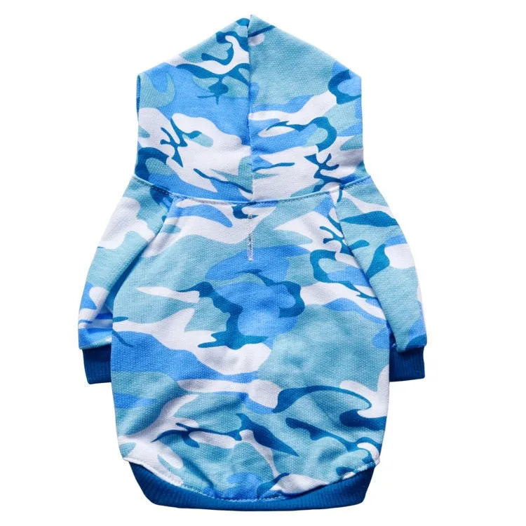 Cool Camouflage Winter Cotton Dog Coat Puppy Hoodie