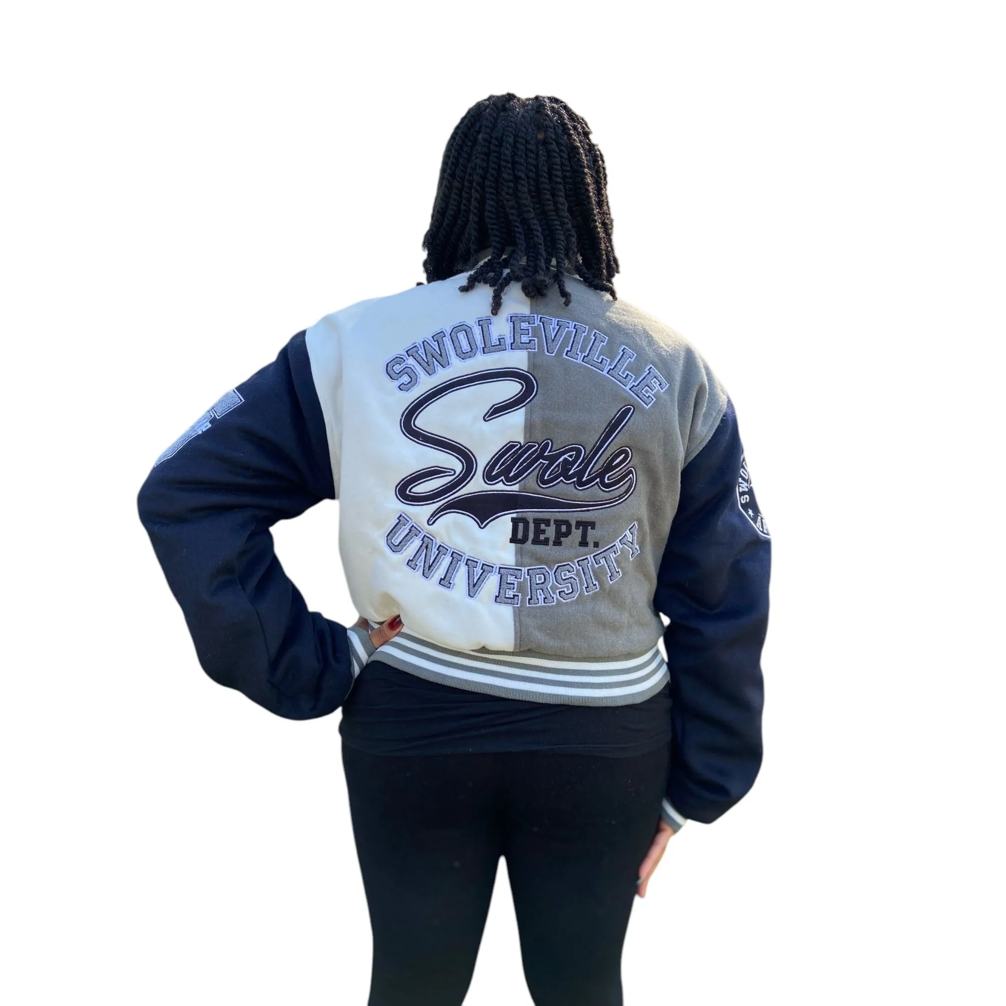 Cool SV Crop Varsity Jacket