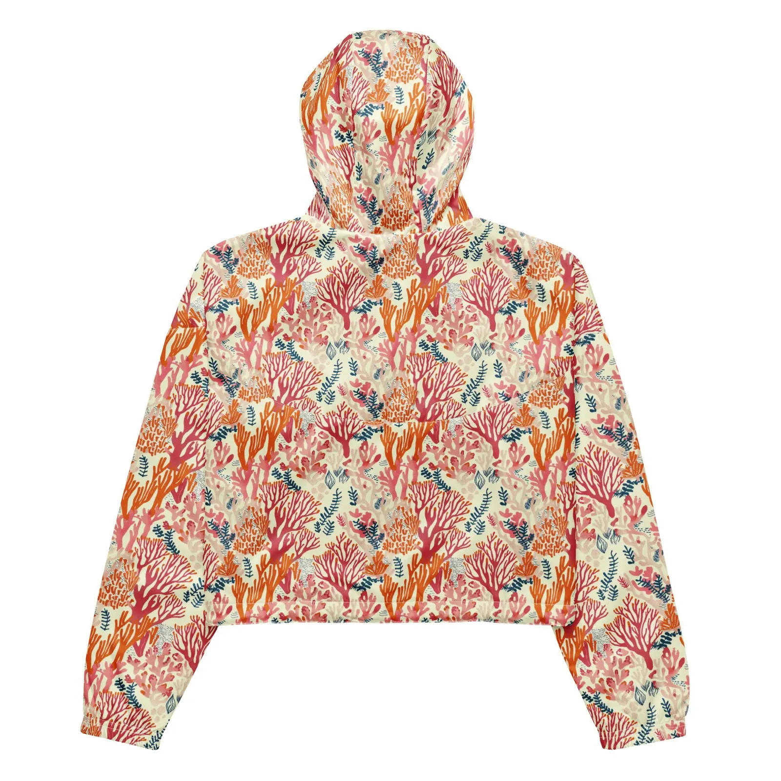 Coral Reef Women’s Cropped Windbreaker