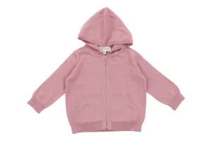 cotton cashmere pink hoodie