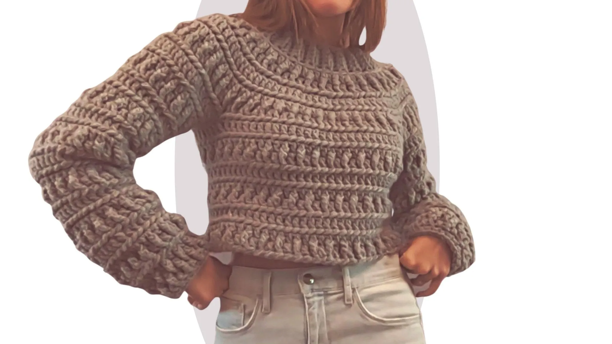 Crochet Sweater Pattern - Pine