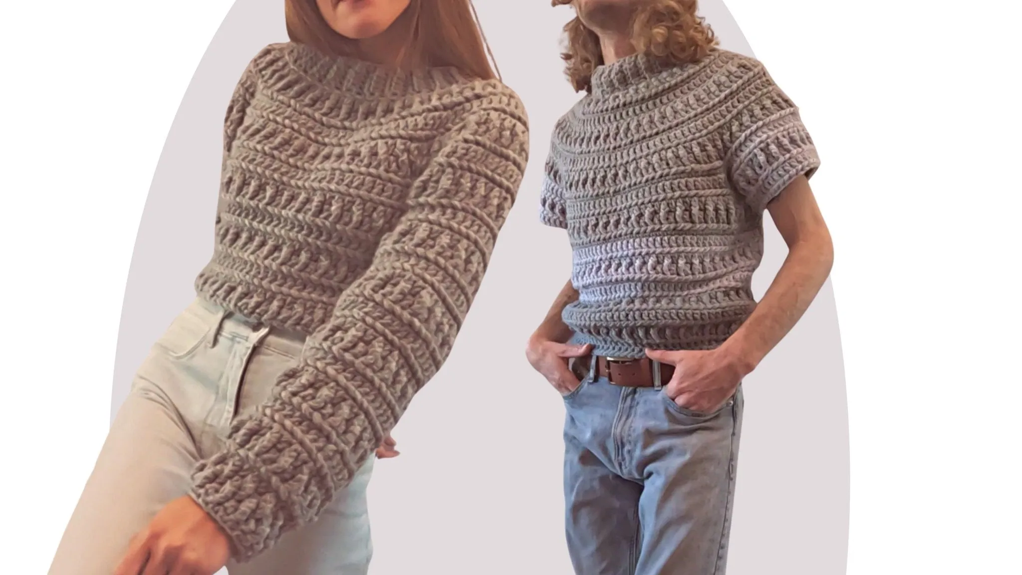 Crochet Sweater Pattern - Pine