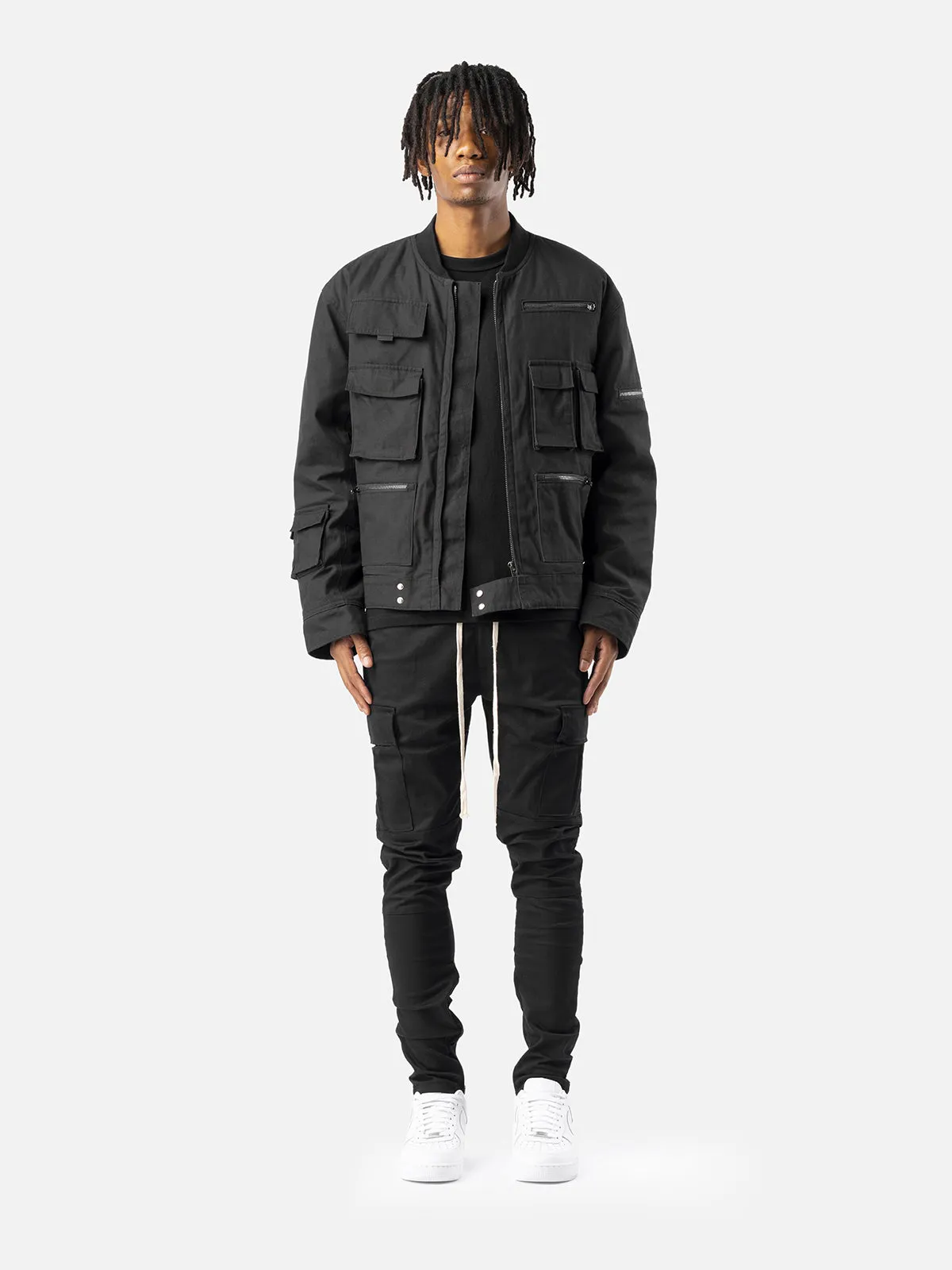 Cropped Cargo Jacket