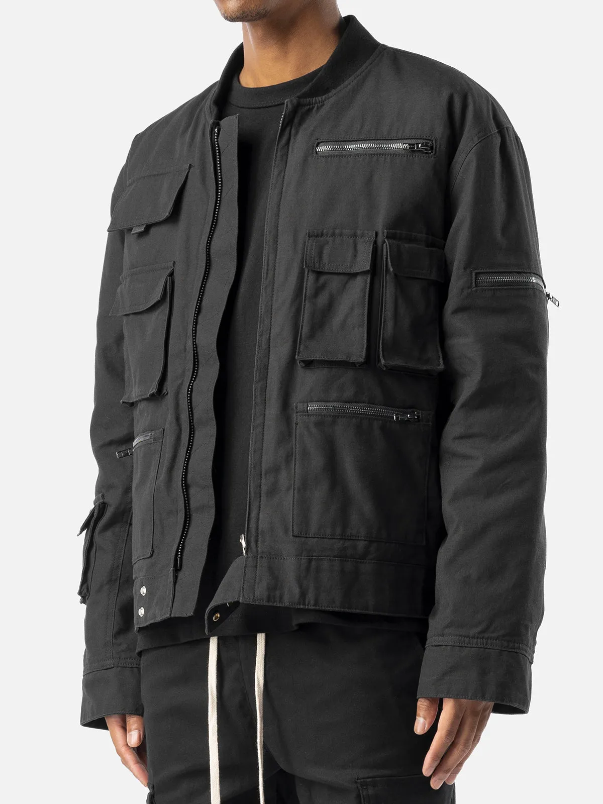 Cropped Cargo Jacket