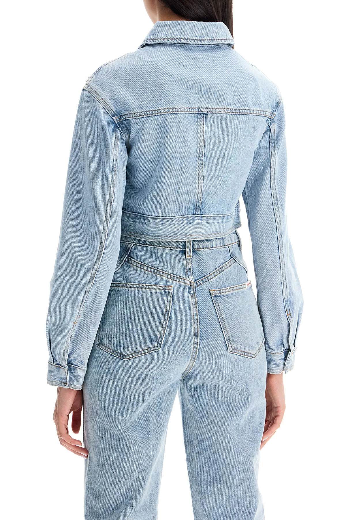 cropped denim jacket for women