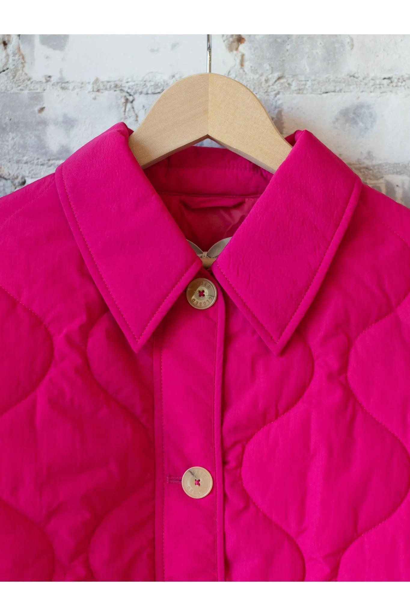 Cropped Jacket - Raspberry Pink