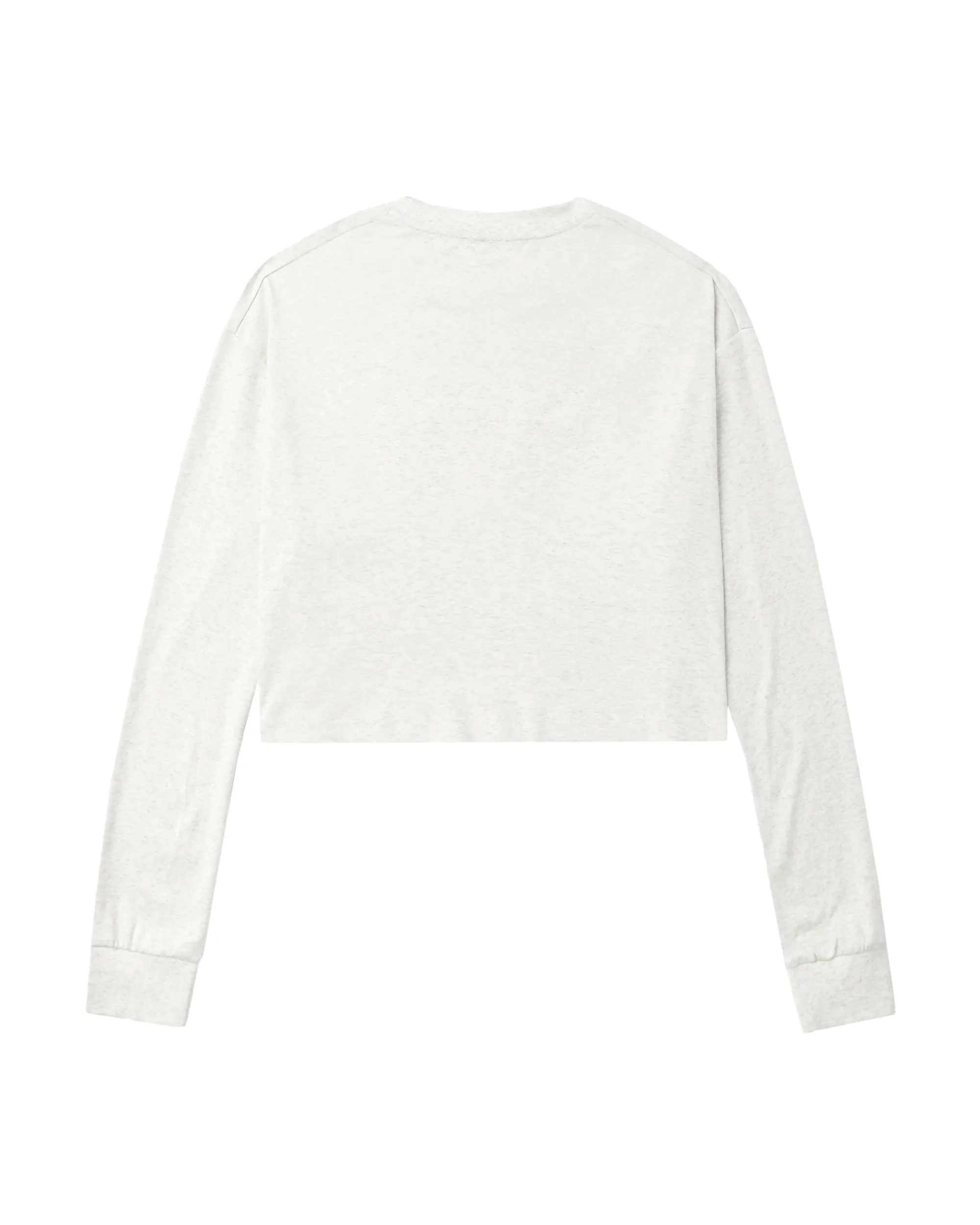 Cropped Logo-Print Sweatshirt