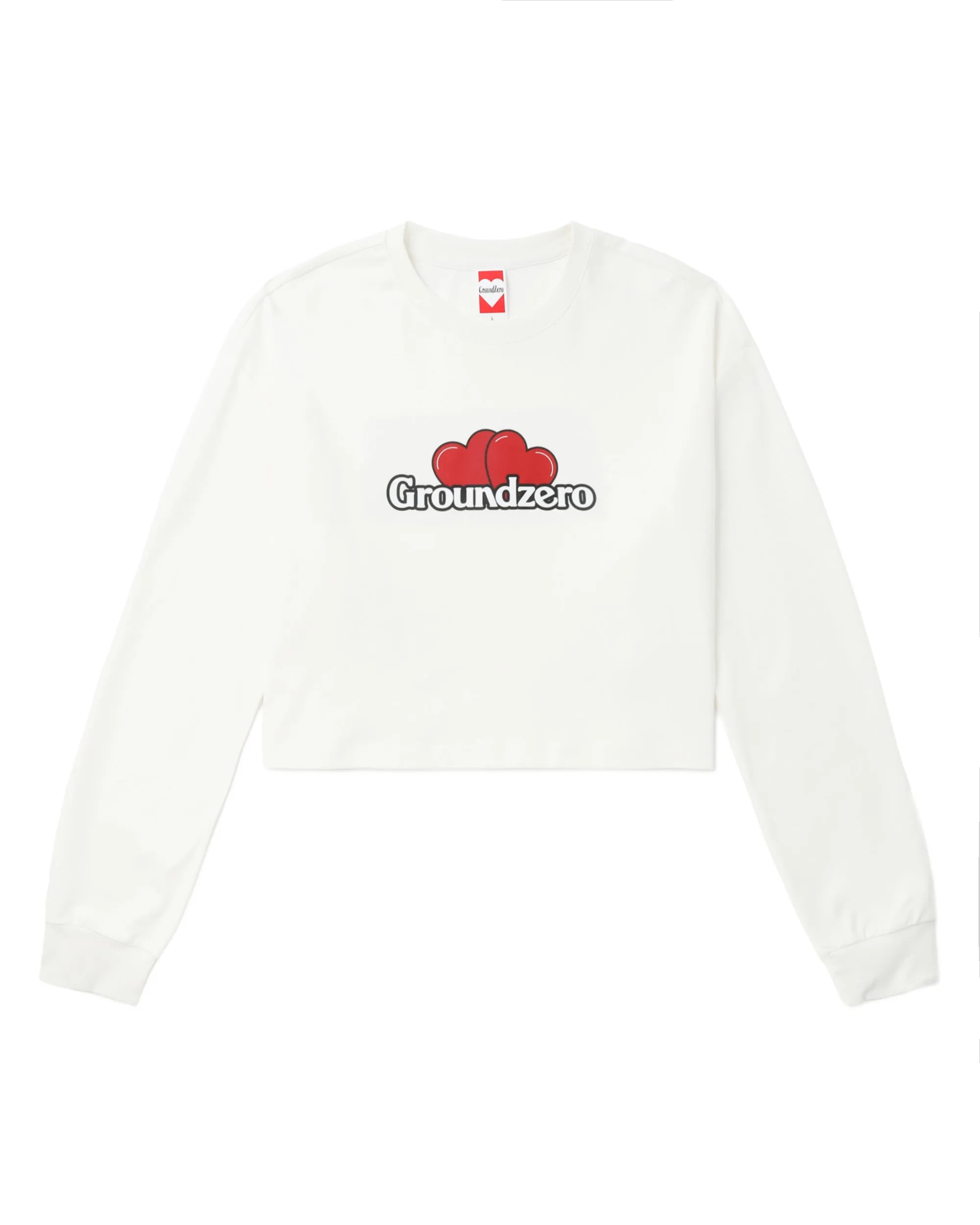 Cropped Logo-Print Sweatshirt