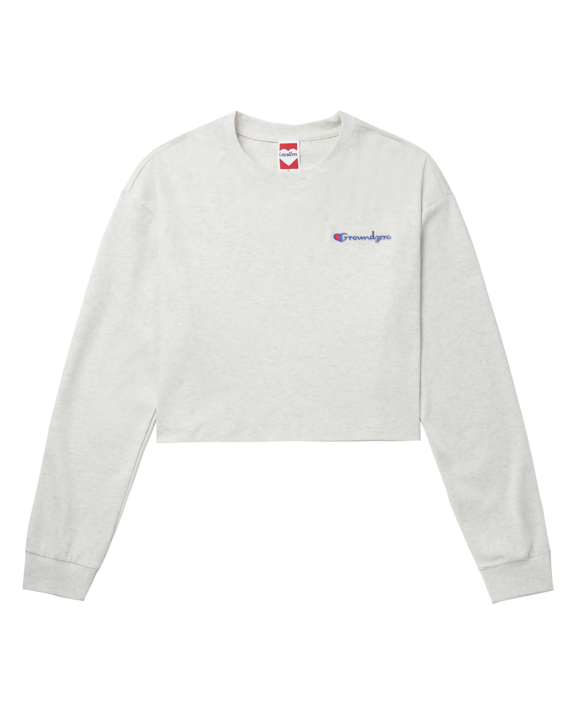 Cropped Logo-Print Sweatshirt