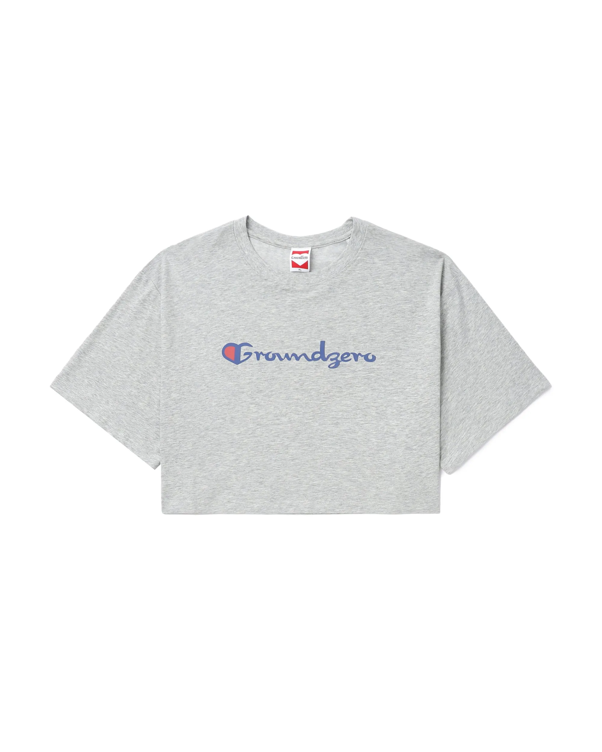 Cropped Logo-Print T-shirt