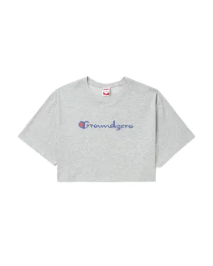 Cropped Logo-Print T-shirt