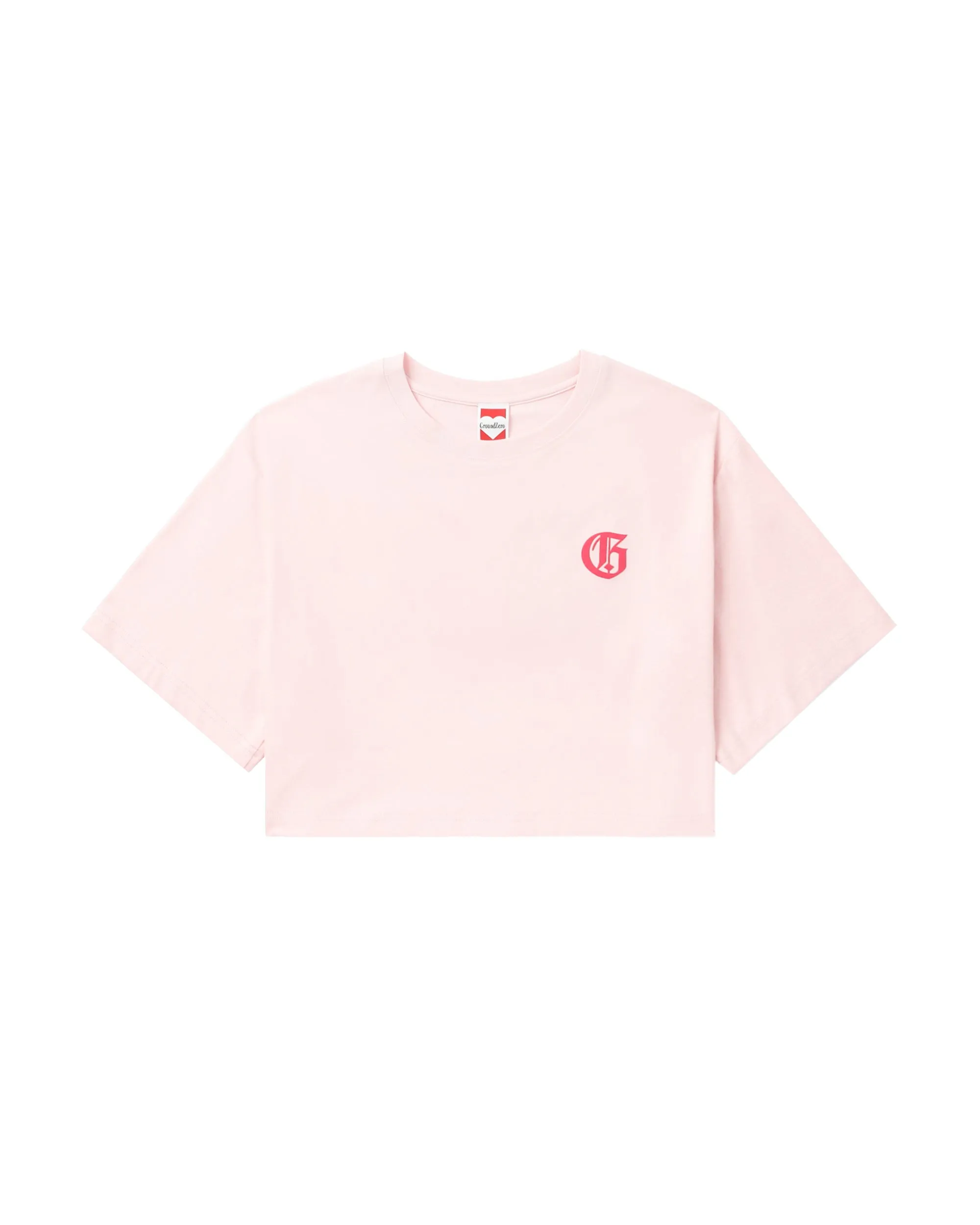 Cropped Logo-Print T-shirt