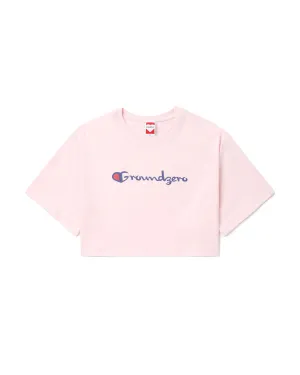 Cropped Logo-Print T-shirt